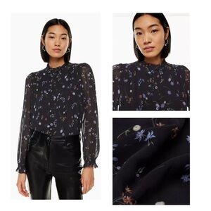 Wilfred Alexis Blouse in spring medley black - size 2XS
